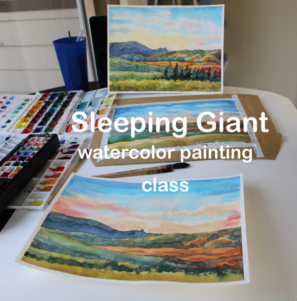 MONTANA LANDSCAPES & LANDMARKS WATERCOLOR PAINTING CLASS Visit Helena, Montana