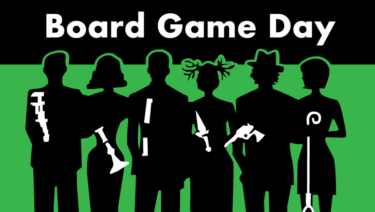 CLUE: Board Game Day logo