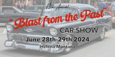 A Blast From The Past Car Show logo