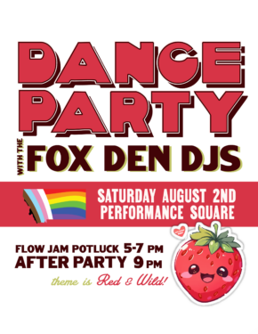 Fox Den Dance Party logo