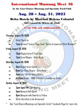 46th Annual International Mustang Meet logo