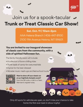 Trunk or Treat Classic Car Show logo