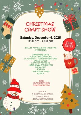 FREE CHRISTMAS CRAFT SHOW – SATURDAY, DEC. 6, 2025 logo
