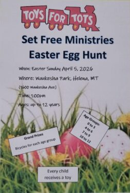 Set Free Ministries Easter Egg Hunt logo
