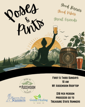 Poses & Pints logo