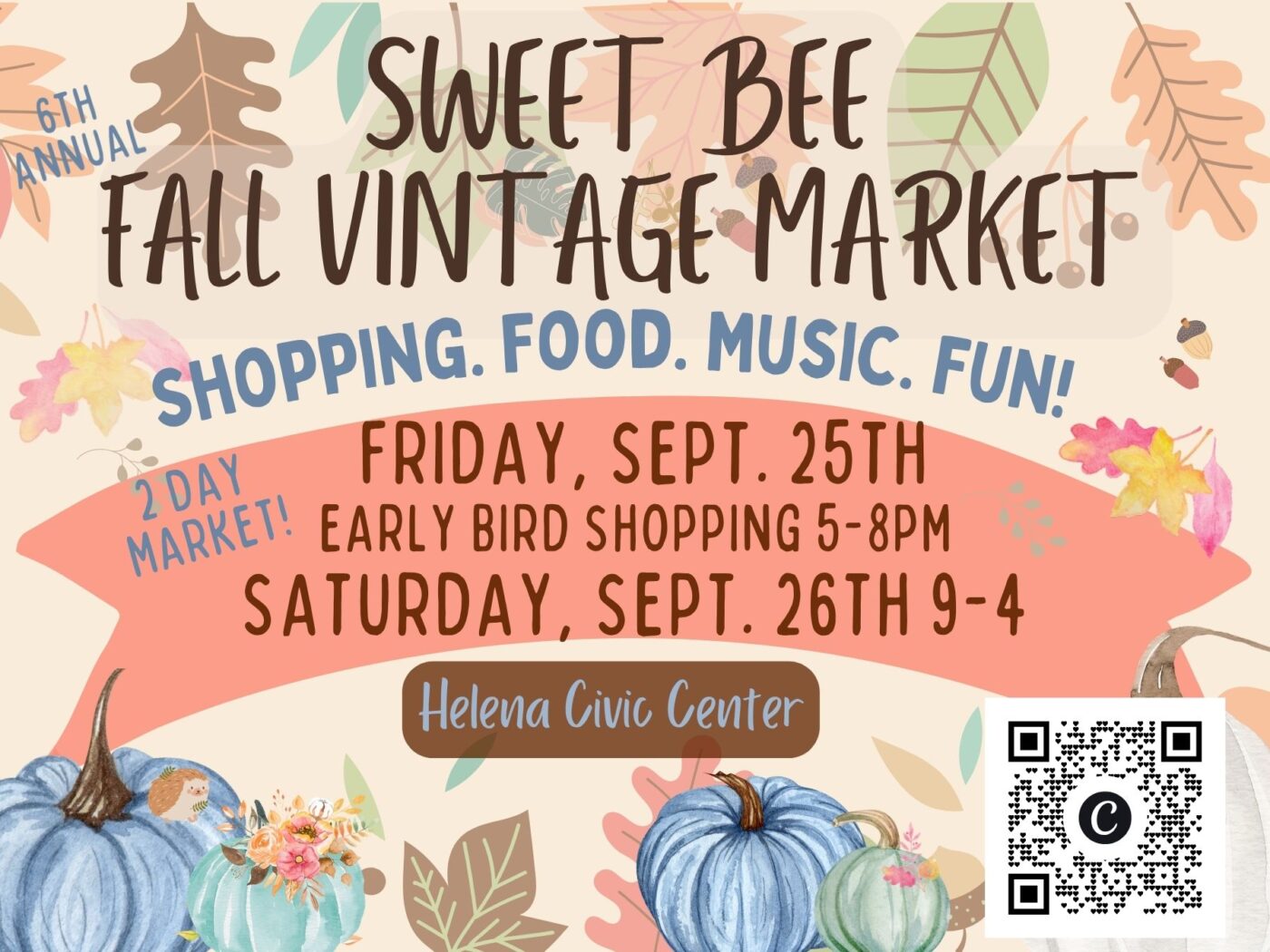 Sweet Bee Fall Vintage Market